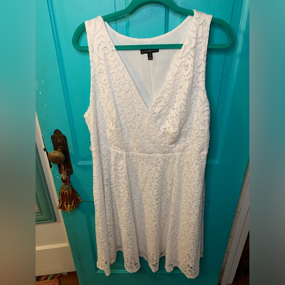 Lane Bryant Embroidery Plus Boho Short Summer Dress